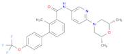 rel-N-[6-[(2R,6S)-2,6-Dimethyl-4-morpholinyl]-3-pyridinyl]-2-methyl-4'-(trifluoromethoxy)-[1,1'-bi…