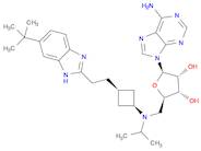 (2R,3R,4S,5R)-2-(6-Amino-9H-purin-9-yl)-5-((((lr,3S)-3-(2-(5-(tert-butyl)-lH-benzo[d]imidazol2yl...