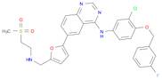 N-[3-Chloro-4-[(3-fluorophenyl)methoxy]phenyl]-6-[5-[[[2-(methylsulfonyl)ethyl]amino]methyl]-2-f...