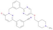 3-[1,6-Dihydro-1-[[3-[5-[(1-methyl-4-piperidinyl)methoxy]-2-pyrimidinyl]phenyl]methyl]-6-oxo-3-pyr…