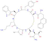 L-Threoninamide, 3-(2-naphthalenyl)-D-alanyl-L-cysteinyl-L-tyrosyl-D-tryptophyl-L-lysyl-L-valyl-L-…