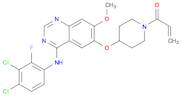 1-[4-[[4-[(3,4-Dichloro-2-fluorophenyl)amino]-7-methoxy-6-quinazolinyl]oxy]-1-piperidinyl]-2-prope…