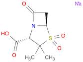 4-Thia-1-azabicyclo[3.2.0]heptane-2-carboxylicacid, 3,3-dimethyl-7-oxo-, 4,4-dioxide, sodium sal...