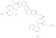 Methyl [(2S)-1-[(2S,5S)-2-[9-[2-[(2S,4S)-1-[(2R)-2-[(methoxycarbonyl)amino]-2-phenylacetyl]-4-(met…