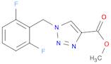 Methyl 1-(2,6-difluorobenzyl)-1H-1,2,3-triazole-4-carboxylate