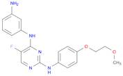 N4-(3-Aminophenyl)-5-fluoro-N2-(4-(2-methoxyethoxy)phenyl)pyrimidine-2,4-diamine