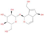 (1S,4aR,5S,7aS)-1,4a,5,7a-Tetrahydro-5-hydroxy-7-(hydroxymethyl)cyclopenta[c]pyran-1-yl β-D-glucop…