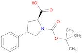 (2S,4S)-1-(tert-Butoxycarbonyl)-4-phenylpyrrolidine-2-carboxylic acid