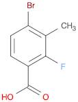 4-bromo-2-fluoro-3-Methylbenzoic acid