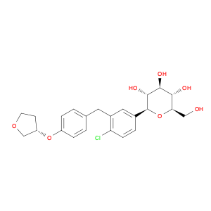 (1S)-1,5-Anhydro-1-C-[4-chloro-3-[[4-[[(3S)-tetrahydro-3-furanyl]oxy]phenyl]methyl]phenyl]-D-gluci…