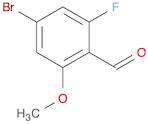 4-Bromo-2-fluoro-6-methoxybenzaldehyde