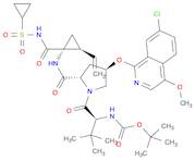 (1R,2S)-N-[(1,1-Dimethylethoxy)carbonyl]-3-methyl-L-valyl-(4R)-4-[(7-chloro-4-methoxy-1-isoquinoli…