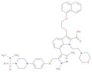 7-[5-[[4-[4-[(Dimethylamino)sulfonyl]-1-piperazinyl]phenoxy]methyl]-1,3-dimethyl-1H-pyrazol-4-yl]-…