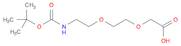 2,2-Dimethyl-4-oxo-3,8,11-trioxa-5-azatridecan-13-oic acid