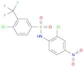 4-Chloro-N-(2-chloro-4-nitrophenyl)-3-(trifluoromethyl)benzenesulfonamide