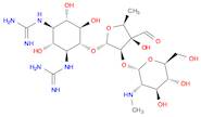 2,4-Diguanidino-3,5,6-trihydroxycyclohexyl 5-deoxy-2-O-(2-deoxy-2-methylamino-α-glucopyranosyl)-3-…