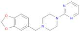 2-(4-(Benzo[d][1,3]dioxol-5-ylmethyl)piperazin-1-yl)pyrimidine