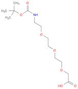 2,2-Dimethyl-4-oxo-3,8,11,14-tetraoxa-5-azahexadecan-16-oic acid