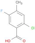 2-Chloro-5-fluoro-4-methylbenzoic acid