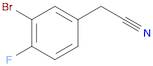 2-(3-Bromo-4-fluorophenyl)acetonitrile