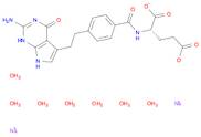 L-Glutamic acid, N-[4-[2-(2-amino-4,7-dihydro-4-oxo-1H-pyrrolo[2,3-d]pyrimidin-5-yl)ethyl]benzoy...