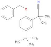 2-(2-(Benzyloxy)-5-(tert-butyl)phenyl)-2-methylpropanenitrile