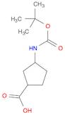 3-((tert-Butoxycarbonyl)amino)cyclopentanecarboxylic acid