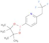 5-(4,4,5,5-Tetramethyl-1,3,2-dioxaborolan-2-yl)-2-(2,2,2-trifluoroethyl)pyridine