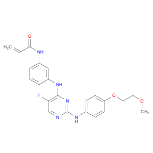 N-[3-[[5-Fluoro-2-[[4-(2-methoxyethoxy)phenyl]amino]-4-pyrimidinyl]amino]phenyl]-2-propenamide