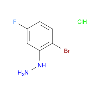 (2-Bromo-5-fluorophenyl)hydrazine hydrochloride