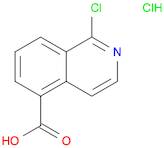 1-Chloroisoquinoline-5-carboxylic acid hydrochloride