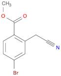 Methyl 4-bromo-2-(cyanomethyl)benzoate