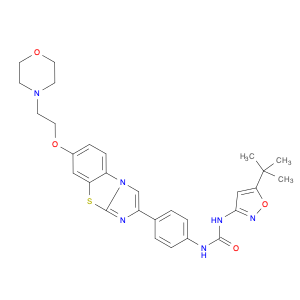 N-(5-tert-Butylisoxazol-3-yl)-N'-[4-[7-[2-(morpholin-4-yl)ethoxy]imidazo[2,1-b][1,3]benzothiazol-2…