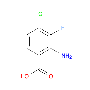 2-Amino-4-chloro-3-fluorobenzoic acid