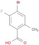 4-Bromo-5-fluoro-2-methylbenzoic acid