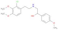 2-((2-Chloro-3,4-dimethoxyphenethyl)amino)-1-(4-methoxyphenyl)ethanol