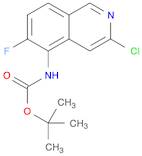 Carbamic acid, N-(3-chloro-6-fluoro-5-isoquinolinyl)-, 1,1-dimethylethyl ester