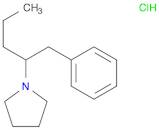 Pyrrolidine,1-[1-(phenylmethyl)butyl]-, hydrochloride (1:1)