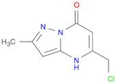 5-(chloromethyl)-2-methylpyrazolo[1,5-a]pyrimidin-7(4H)-one