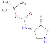 Carbamic acid, N-[(3S,4R)-4-fluoro-3-pyrrolidinyl]-, 1,1-dimethylethyl ester