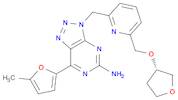 7-(5-Methyl-2-furanyl)-3-[[6-[[[(3S)-tetrahydro-3-furanyl]oxy]methyl]-2-pyridinyl]methyl]-3H-1,2...