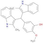 Phenol, 5-[bis(2-methyl-1H-indol-3-yl)methyl]-2-methoxy-