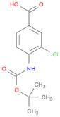 3-Chloro-4-[[(1,1-dimethylethoxy)carbonyl]amino]benzoic acid