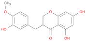 2,3-Dihydro-5,7-dihydroxy-3-[(3-hydroxy-4-methoxyphenyl)methyl]-4H-1-benzopyran-4-one