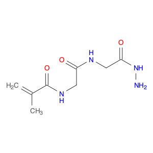 Glycine, N-(2-methyl-1-oxo-2-propen-1-yl)glycyl-, hydrazide