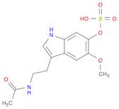 N-[2-[5-Methoxy-6-(sulfooxy)-1H-indol-3-yl]ethyl]acetamide