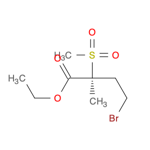 Ethyl (2S)-4-bromo-2-methyl-2-(methylsulfonyl)butanoate