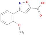 3-(2-Methoxyphenyl)isoxazole-5-carboxylic acid