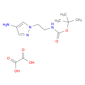 tert-Butyl [2-(4-amino-1H-pyrazol-1-yl)ethyl]carbamate oxalate