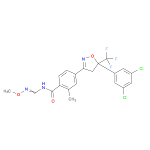 4-[5-(3,5-Dichlorophenyl)-4,5-dihydro-5-(trifluoromethyl)-3-isoxazolyl]-N-[(methoxyamino)methylene…